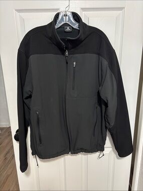 Champion Men's Color Block Softshell Jacket Black/Gray